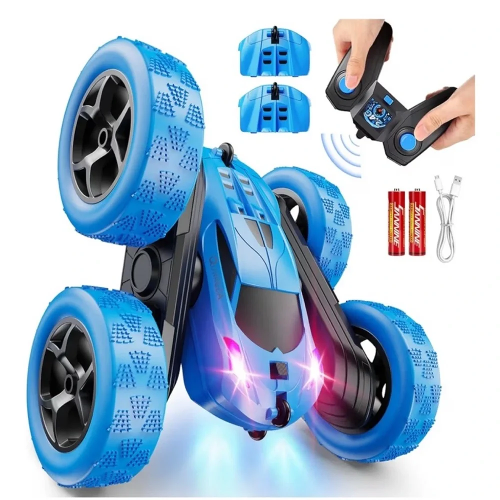 Blue Remote Control Stunt Car - Unopened in the Box
